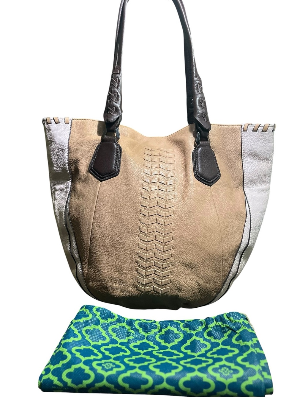 orYANY Lyssie Large Pebble Leather Tote